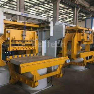 เครื่องปั้นทรายสีเขียวไฮดรอลิก